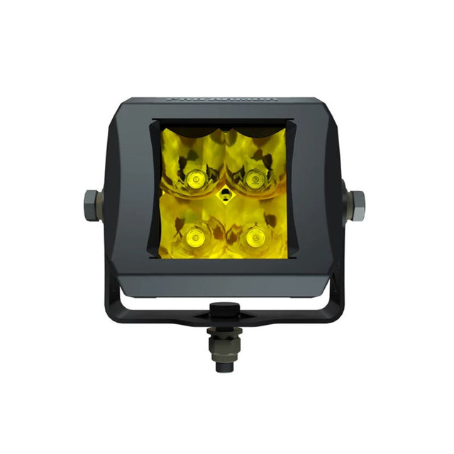 Polaris Pro Armor 2 x 2" Cube LED Spot Light - Amber Lens