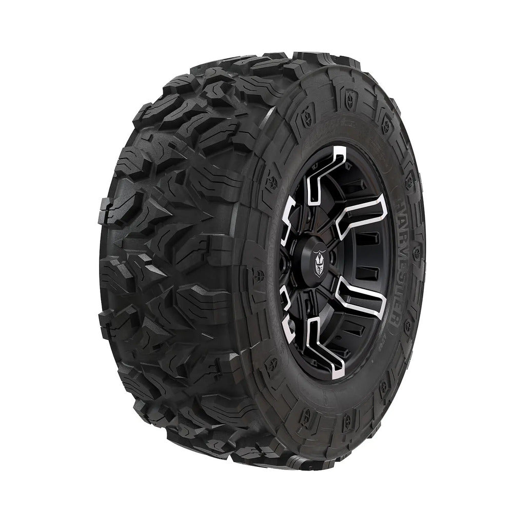 Polaris Pro Armor 28" x 10" R14 Harvester Wheel & Tire Set