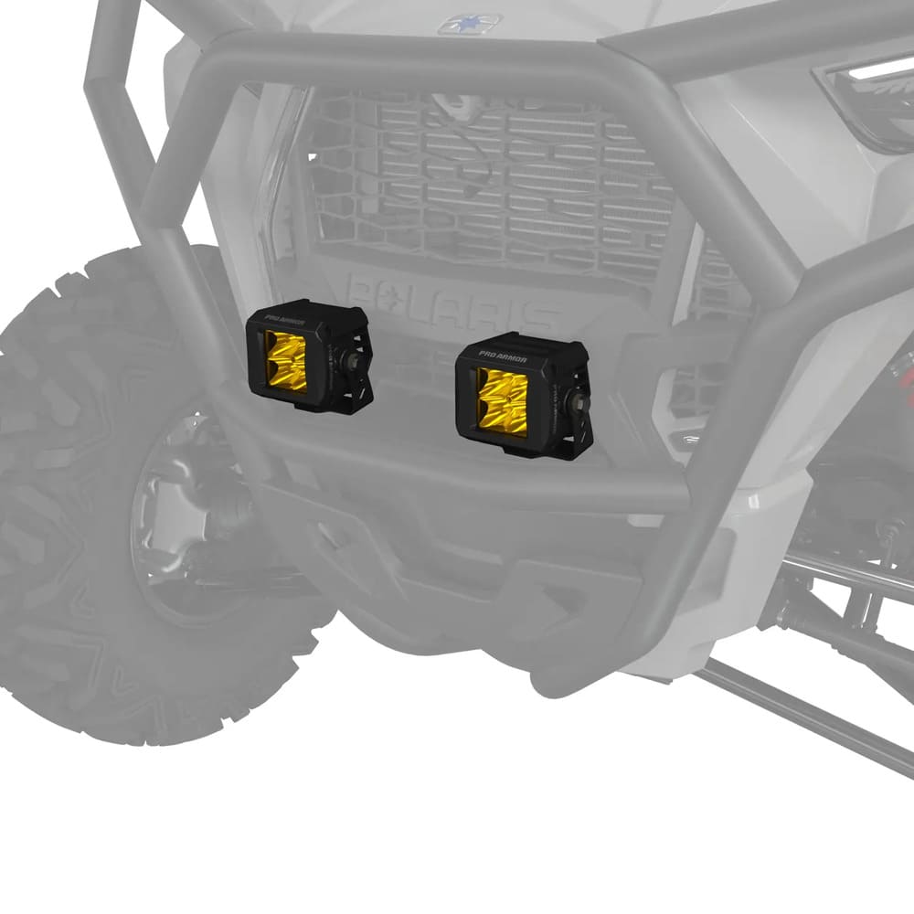 Polaris Pro Armor 2x2" Cube LED Spot Light - Amber