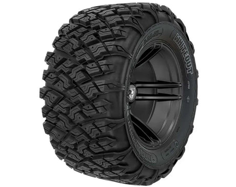 Polaris Pro Armor 5101 Whiteout 30" x 15" R15 Wheel & Tire Set - Matte Black