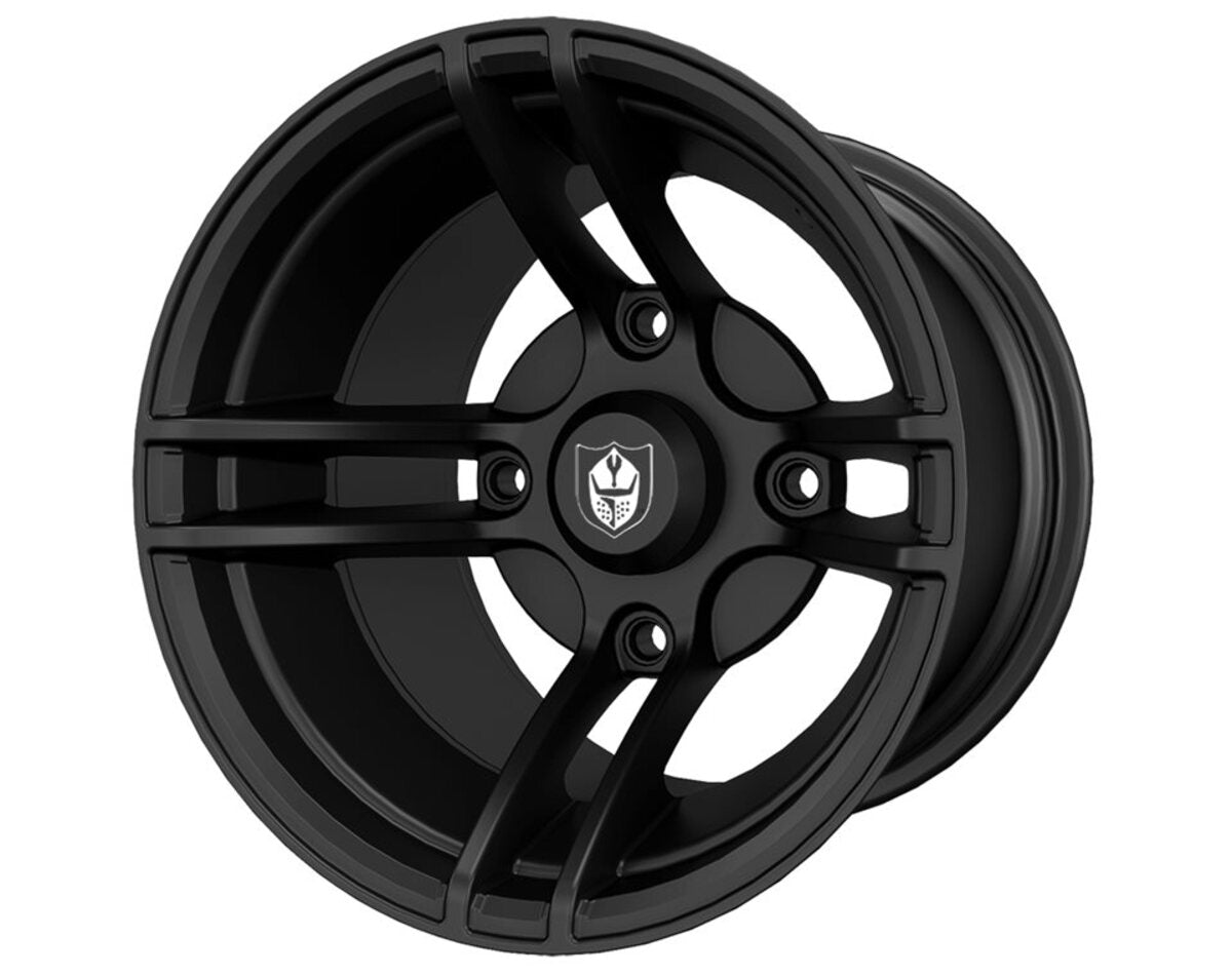 Polaris Pro Armor R14 Matte Black Front/Rear WhiteOut Wheel