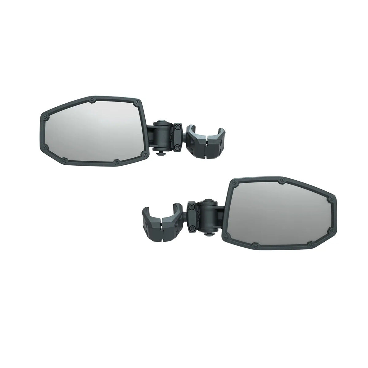 Polaris Pro Armor ROPS Mounted Side View Convex Mirrors - Set of 2