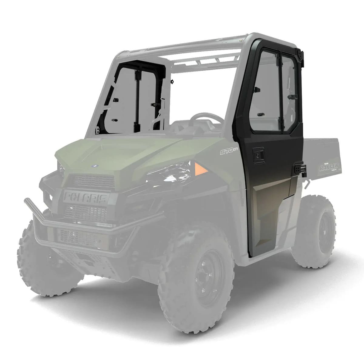 Polaris Ranger 570/Crew Front Poly Hinged Window Doors - Set of 2