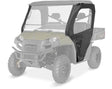 Polaris Ranger Canvas Front Doors with Zippered Windows - Black