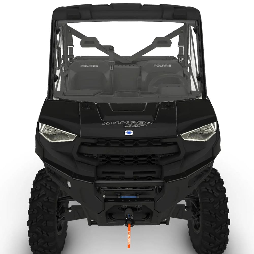 Polaris Ranger Crew XP 1000 Lock & Ride Full Windshield - Poly