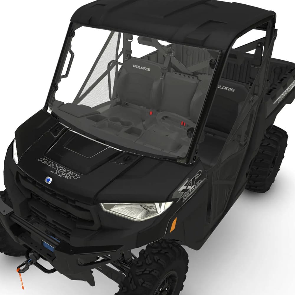 Polaris Ranger Crew XP 1000 Lock & Ride Full Windshield - Poly