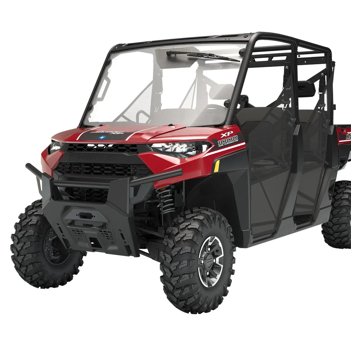 Polaris Ranger Hard Coat Poly Windshield w/ Wiper & Washer Mounting Bracket