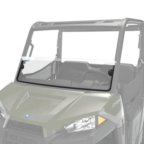 Polaris Ranger Lock & Ride Half Windshield - Poly