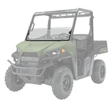 Polaris Ranger Lock & Ride Half Windshield - Poly