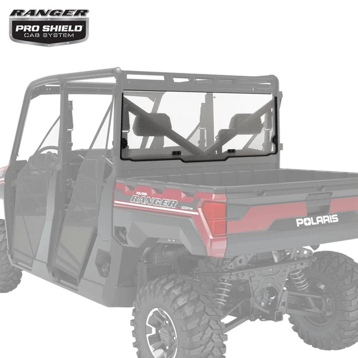 Polaris Ranger Lock & Ride Rear Panel - Poly