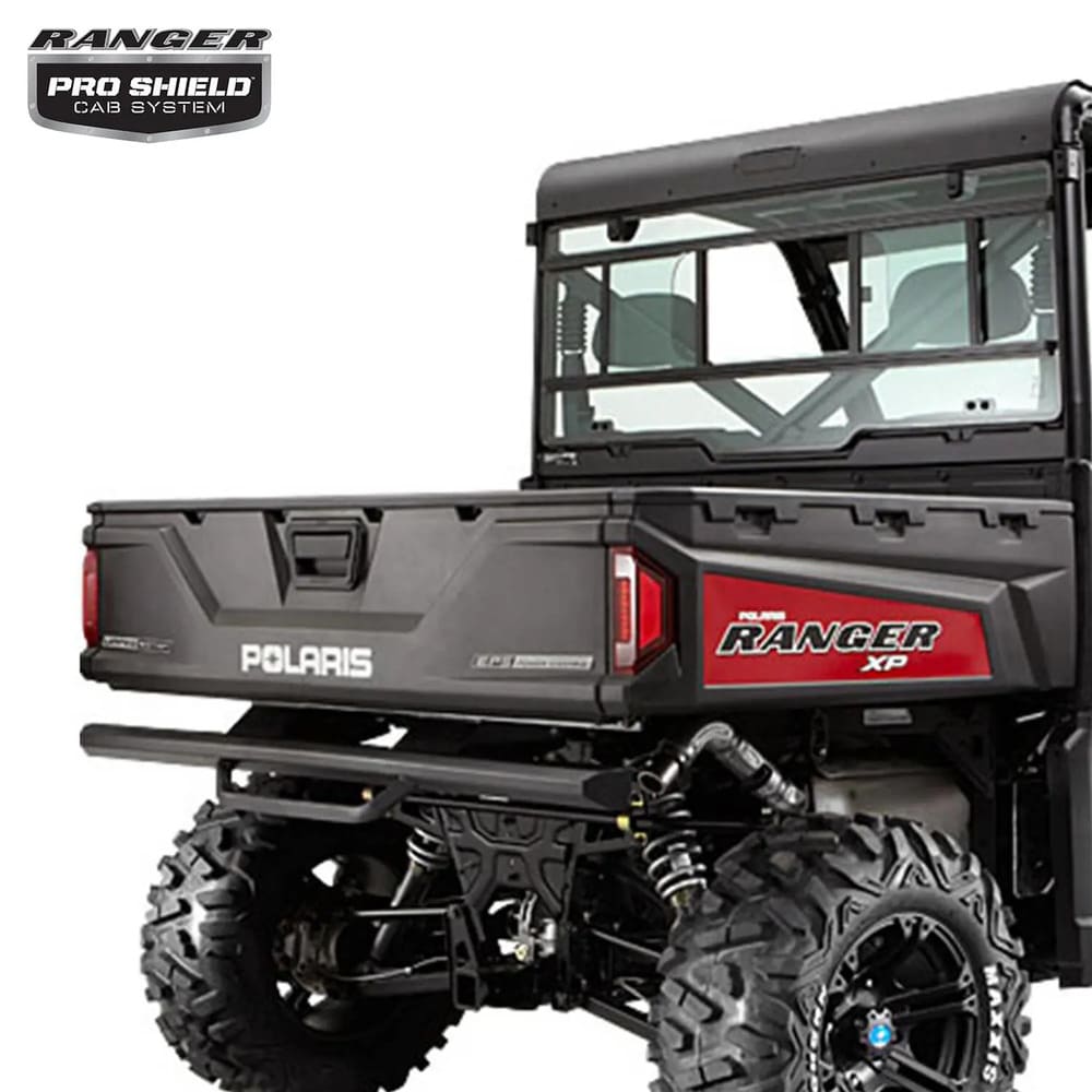 Polaris Ranger Lock & Ride Rear Panel - Sliding Glass