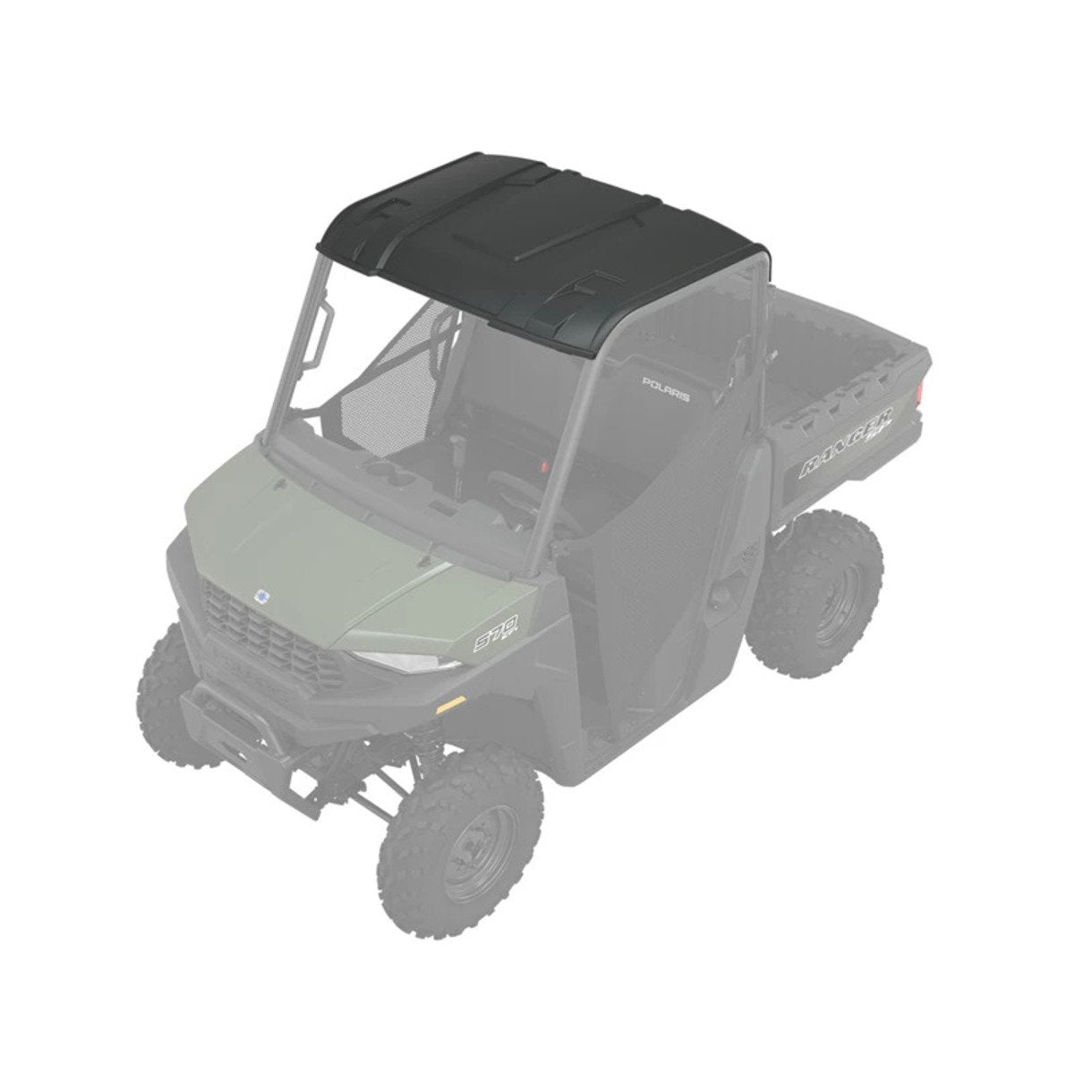 Polaris Ranger Poly Sport Black Roof - 2-Seat