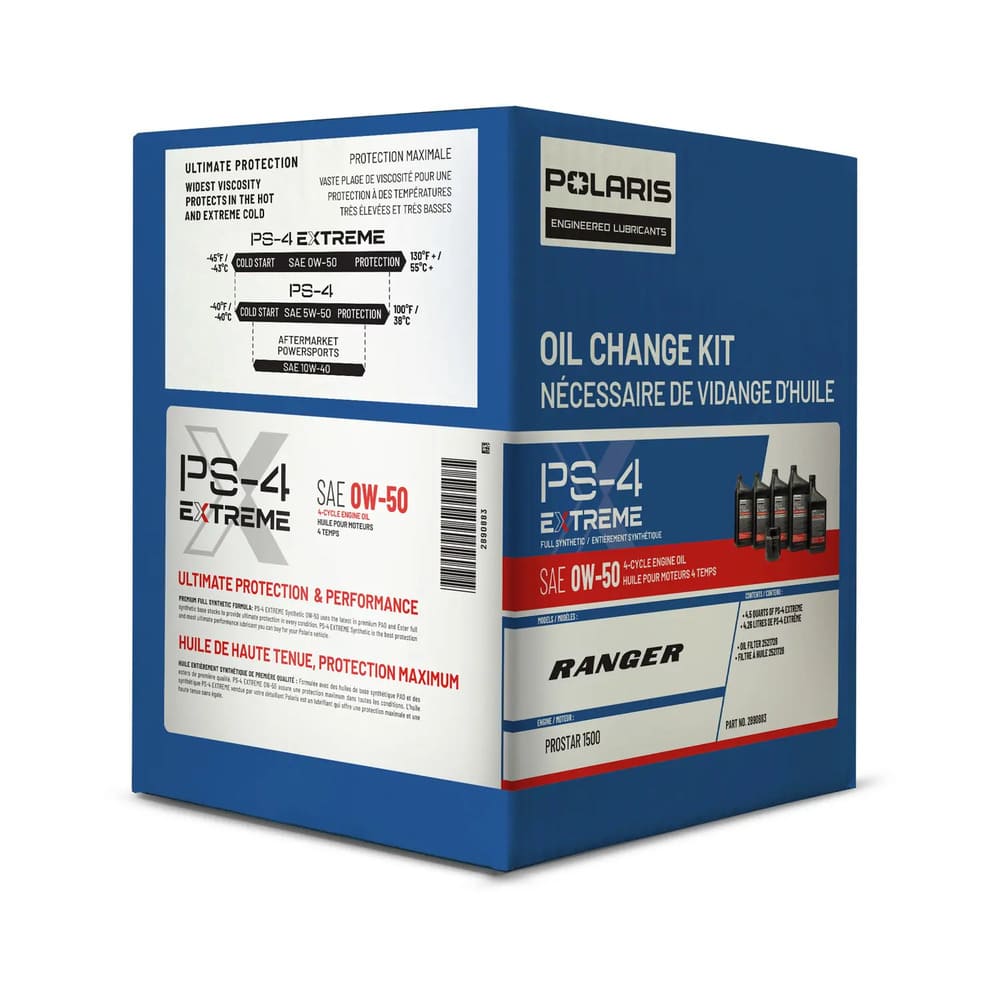 Polaris Ranger Prostar 1500 Extreme Full Synthetic Oil Change Kit