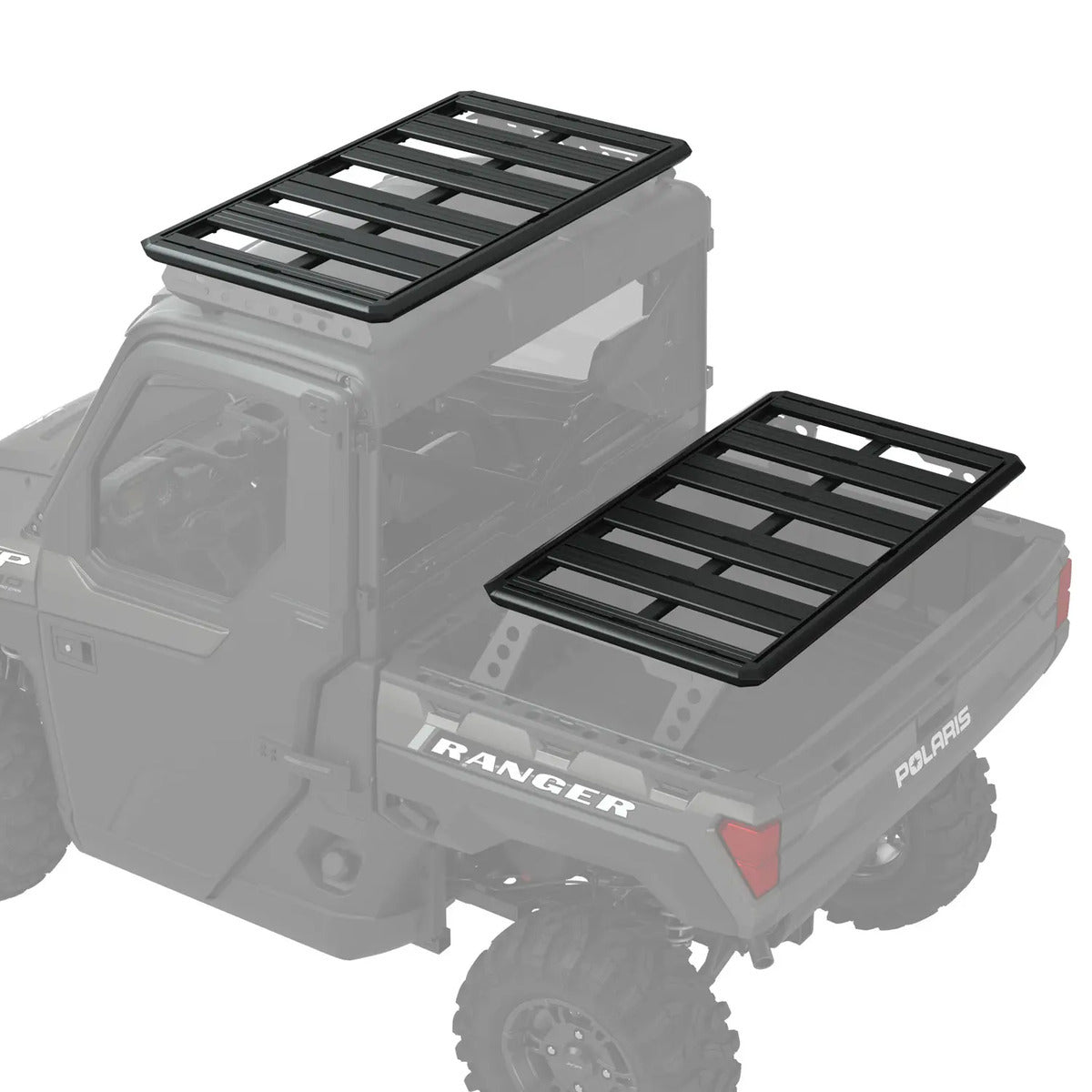 Polaris Ranger Rear Bed Rack & 3-Seat Roof Rack