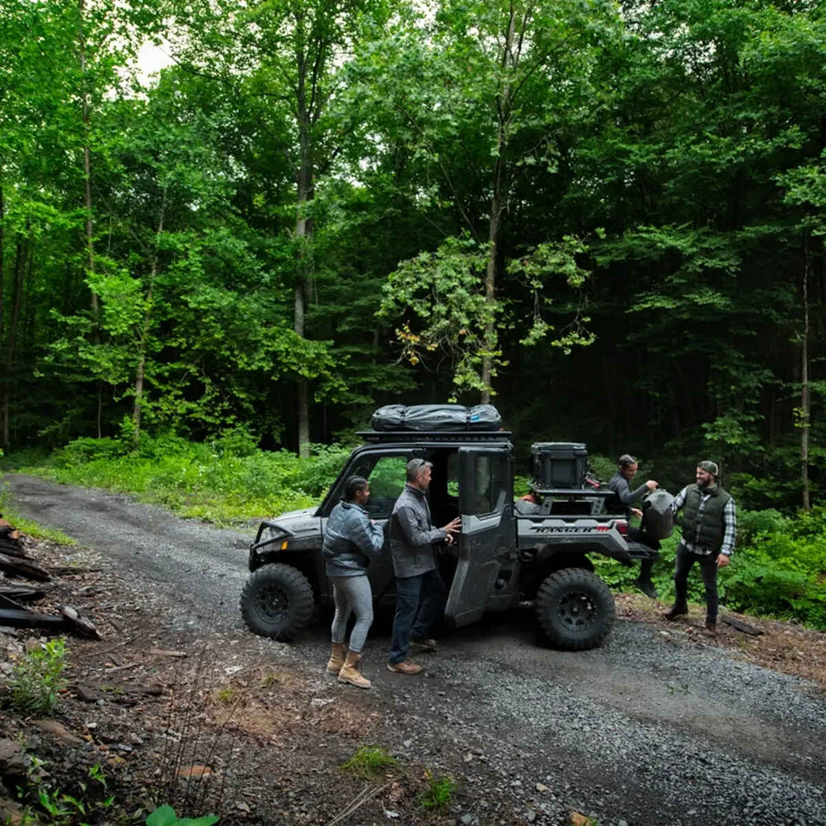 Polaris Ranger Rhino-Rack Rear Bed & 3-Seat Roof Rack