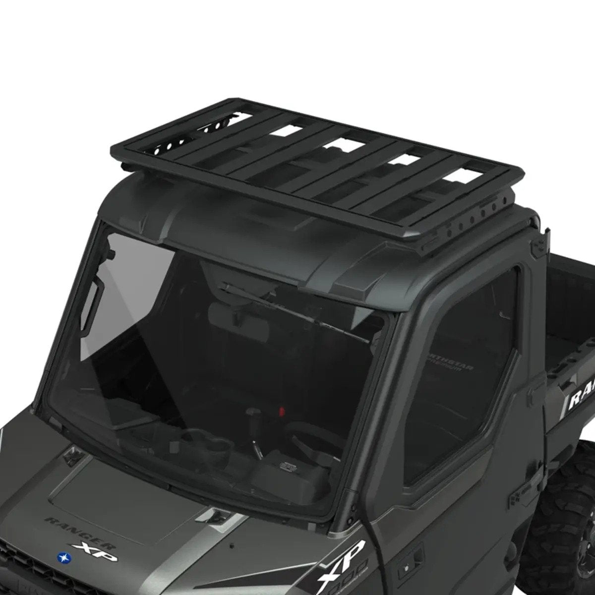 Polaris Ranger Rhino-Rack Rear Bed & 3-Seat Roof Rack