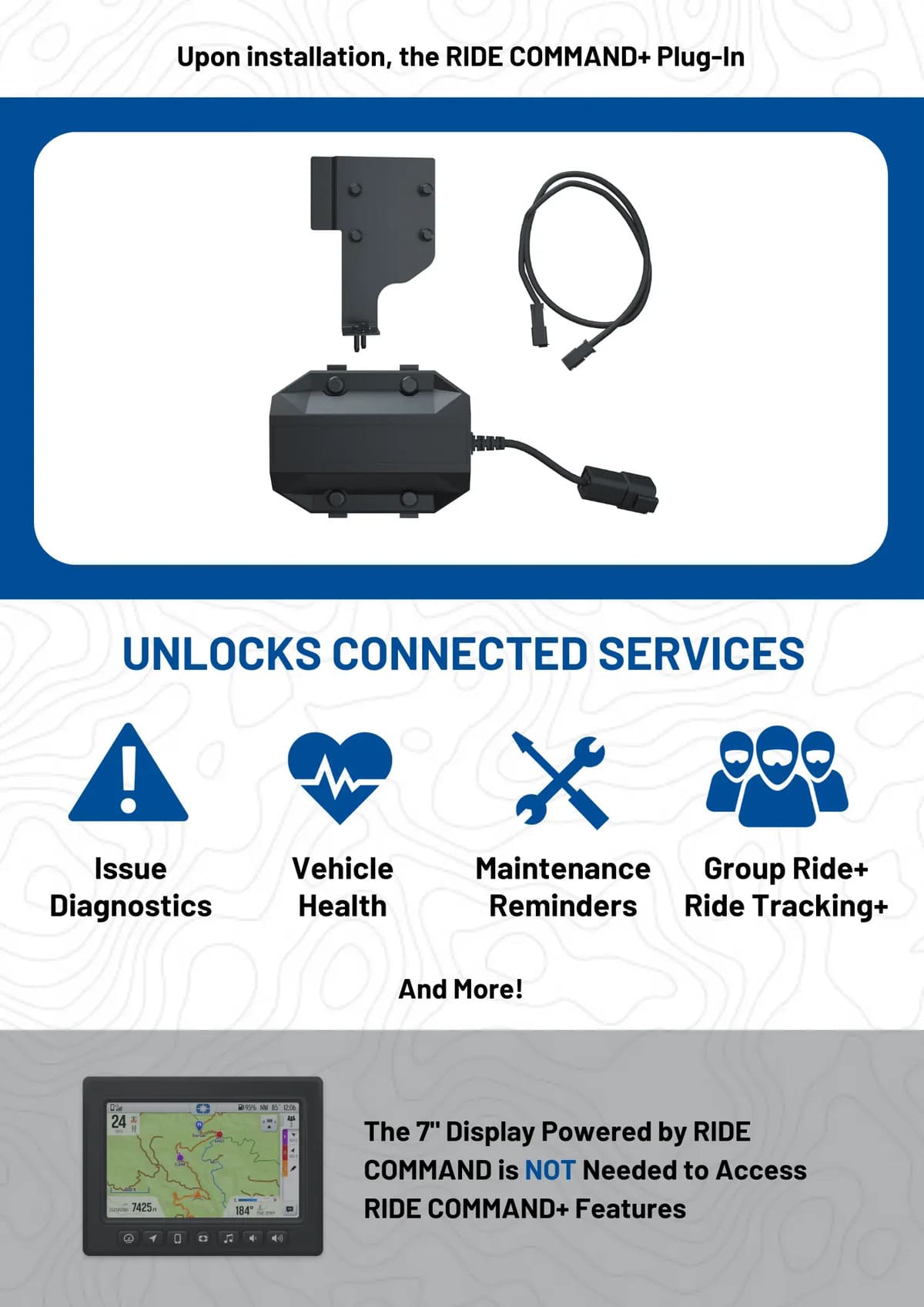 Polaris Ranger Ride Command+ Plug-in & Install Kit
