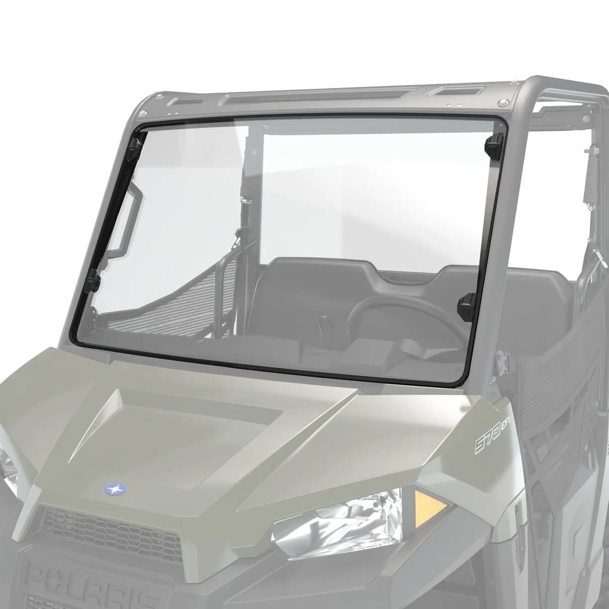 Polaris Ranger SP 570 Lock & Ride Hard Coat Poly Full Windshield