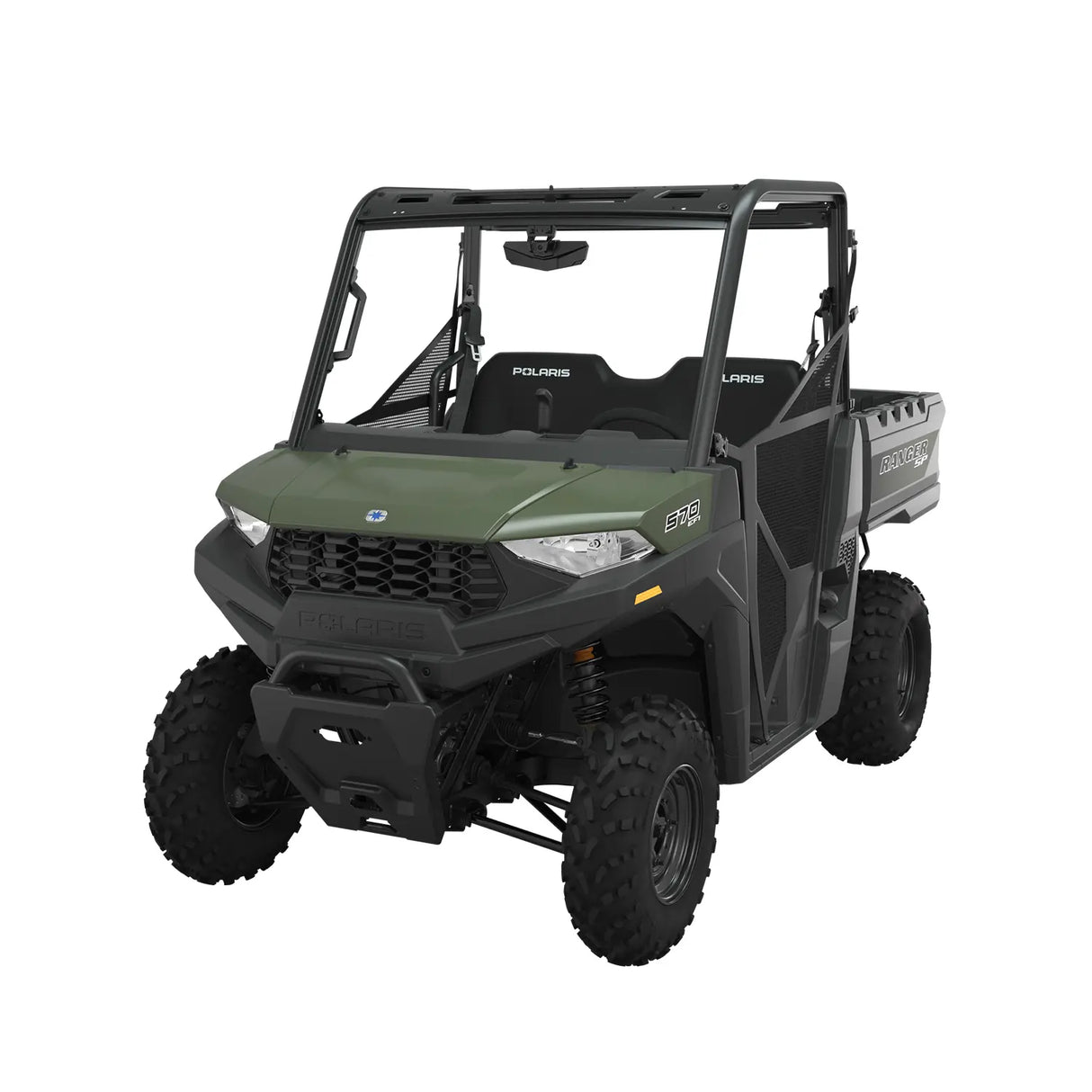 Polaris Ranger SP 570 Rear View Convex Weatherproof Mirror Vehicle Frame Mounted