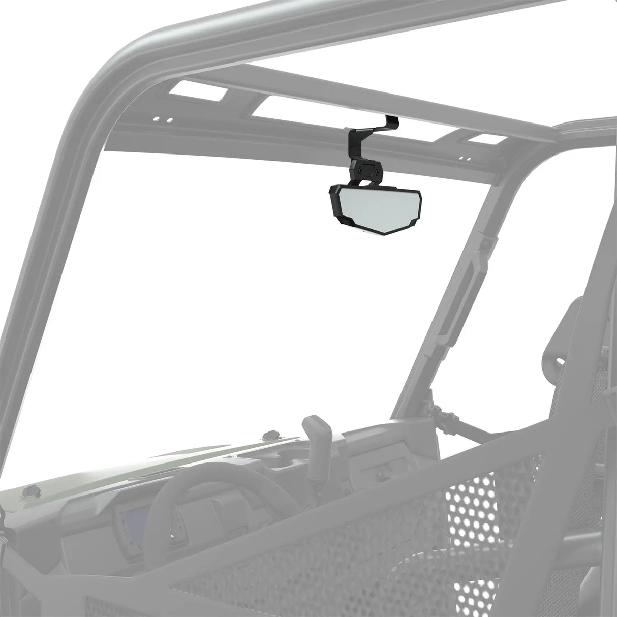 Polaris Ranger SP 570 Rear View Convex Weatherproof Mirror Vehicle Frame Mounted