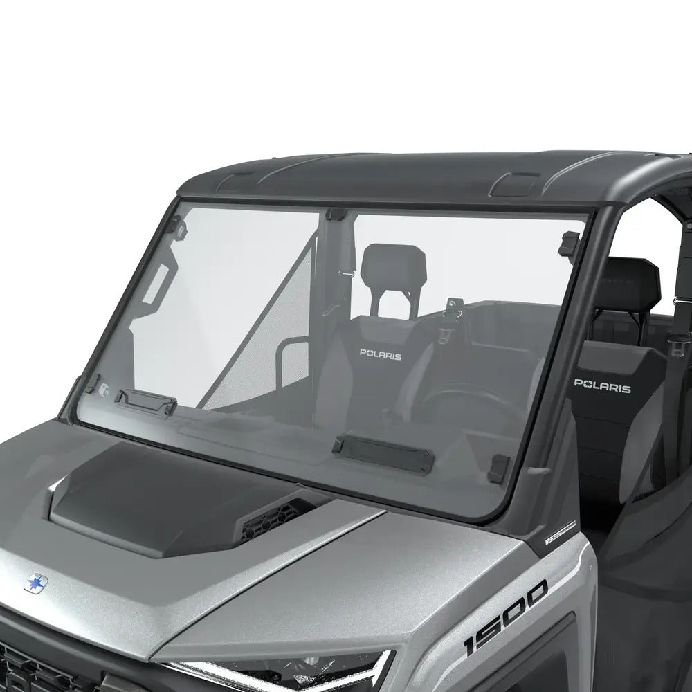 Polaris Ranger XD 1500 Lock & Ride Full Vented Windshield - Hard Coat Poly
