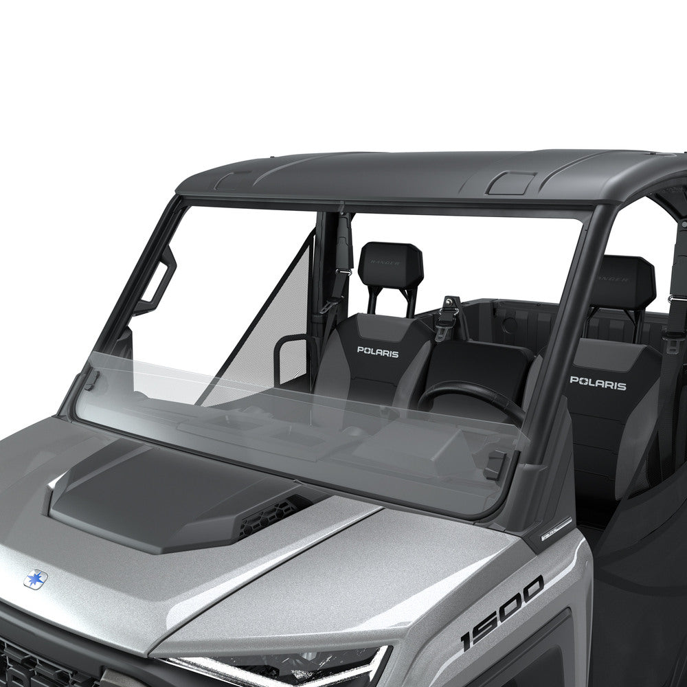 Polaris Ranger XD 1500 Lock & Ride Half Windshield - Hard Coat Poly