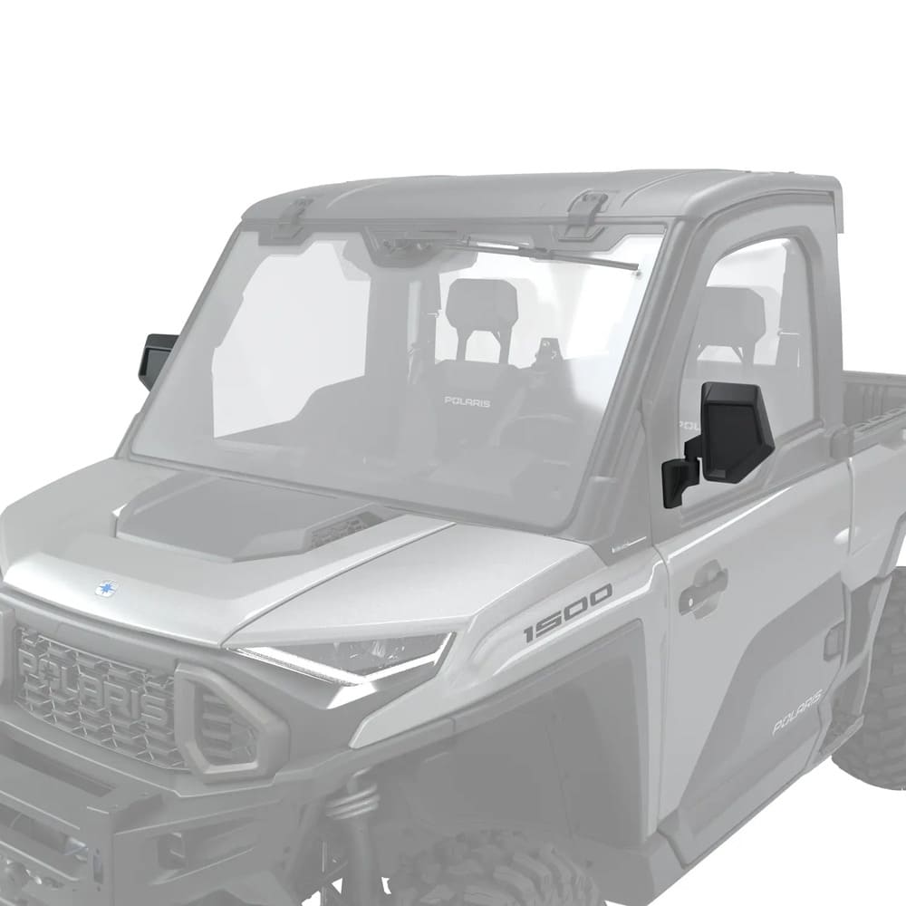 Polaris Ranger XD 1500 Side View Adjustable Folding Mirrors Door Mounted - Set of 2