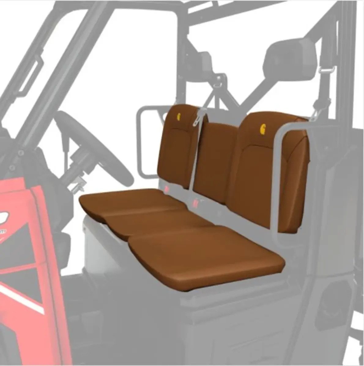 Polaris Ranger XP 1000 Carhartt Brown Full-Size Seatsaver - Split Bench Seat