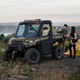 Polaris Ranger XP 1000/Crew Pro Shield Front Power Window Doors - Poly Set of 2