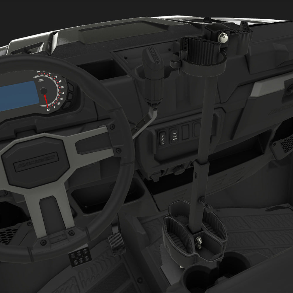 Polaris Ranger XP 1000 In-Cab Front Gun Mount Holds 2 Guns