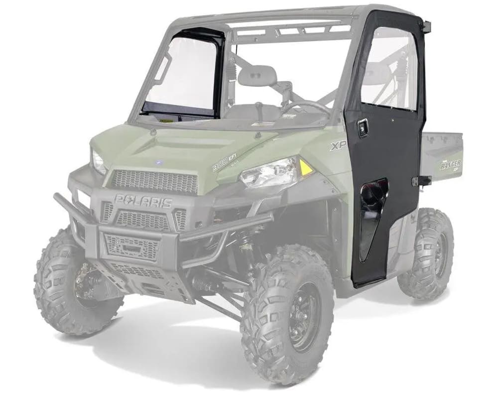 Polaris Ranger XP 900/Crew Lock & Ride Zip Front Poly Window Doors - Set of 2