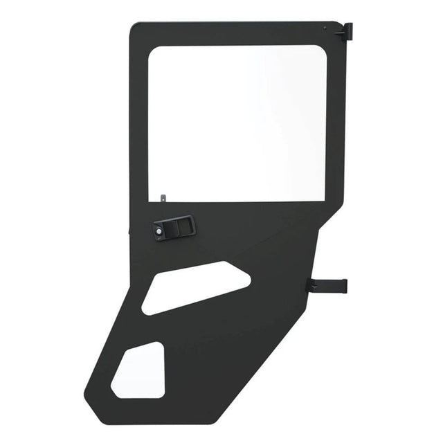 Polaris Ranger Zip Window Rear Canvas Doors - Black