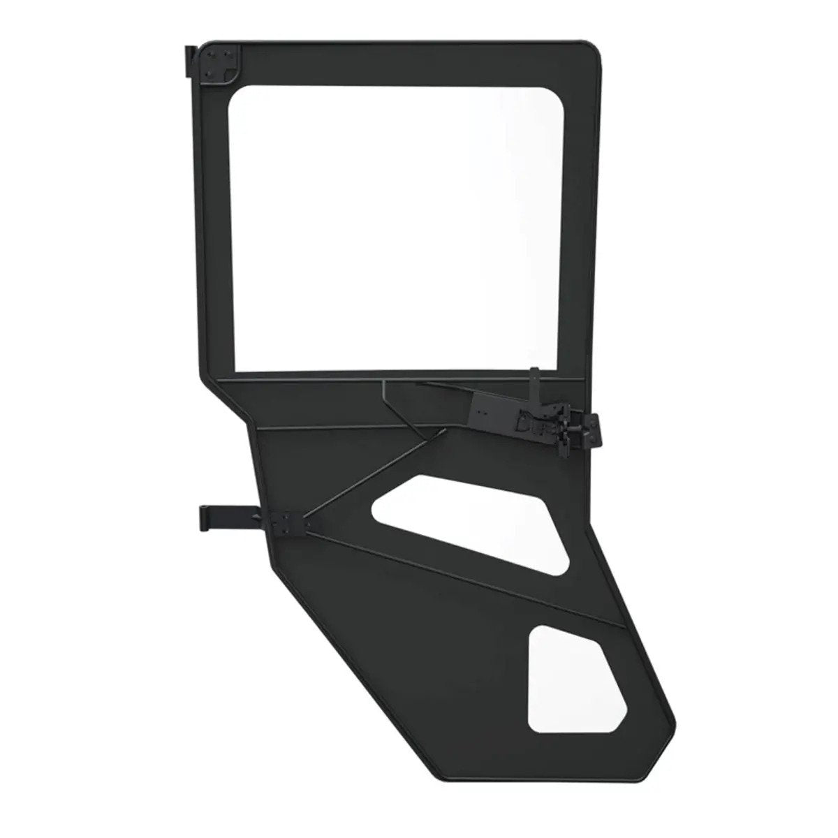 Polaris Ranger Zip Window Rear Canvas Doors - Black