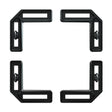 Polaris Rhino-Rack Corner Cargo Brackets