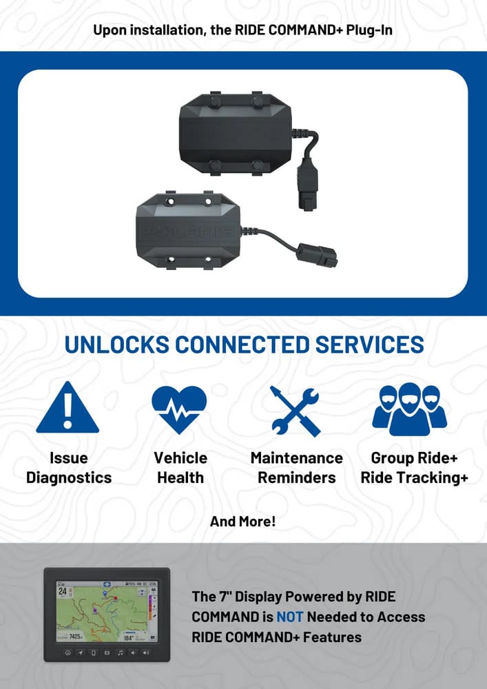 Polaris RIDE Command+ Connected Vehicle Plug-In - 500k