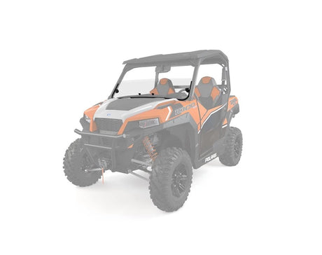 Polaris General Lock & Ride Half Windshield - Poly