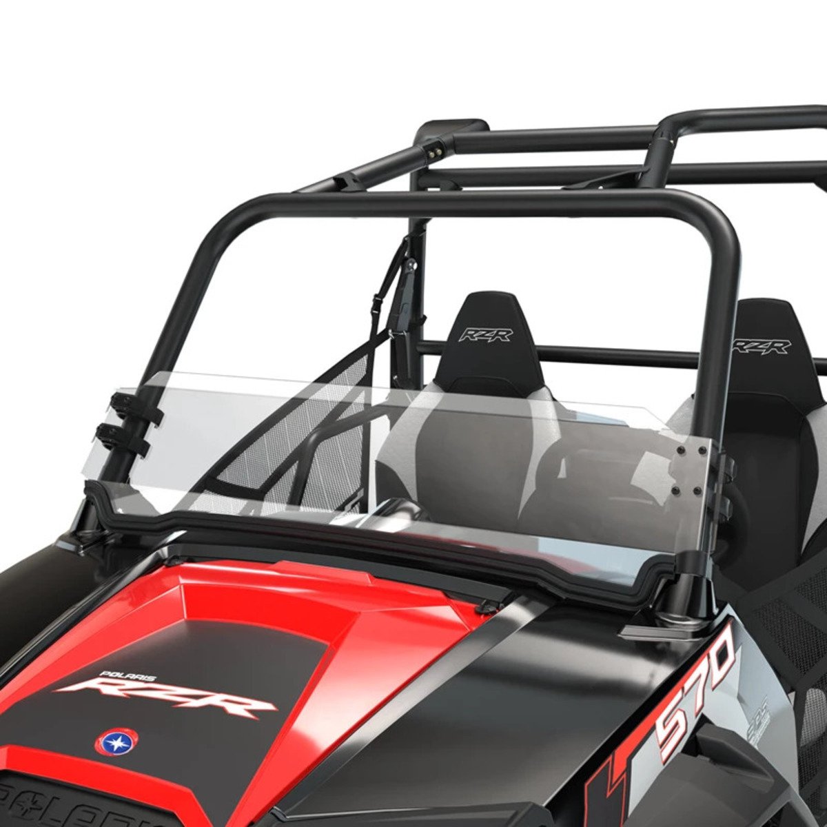 Polaris RZR Half Windshield - Poly