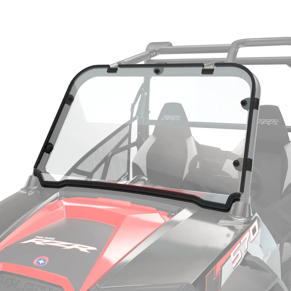 Polaris RZR Lock & Ride Full Windshield - Poly
