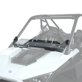 Polaris RZR Lock & Ride Low Half Windshield - Hard Coat Poly
