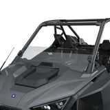Polaris RZR Lock & Ride Mid Half Windshield - Hard Coat Poly