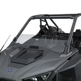 Polaris RZR Lock & Ride Middle Half Windshield - Hard Coat Poly