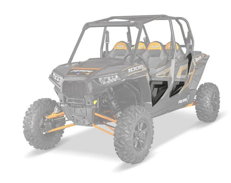 Polaris RZR Lower Door Inserts - Black - 4-Seat