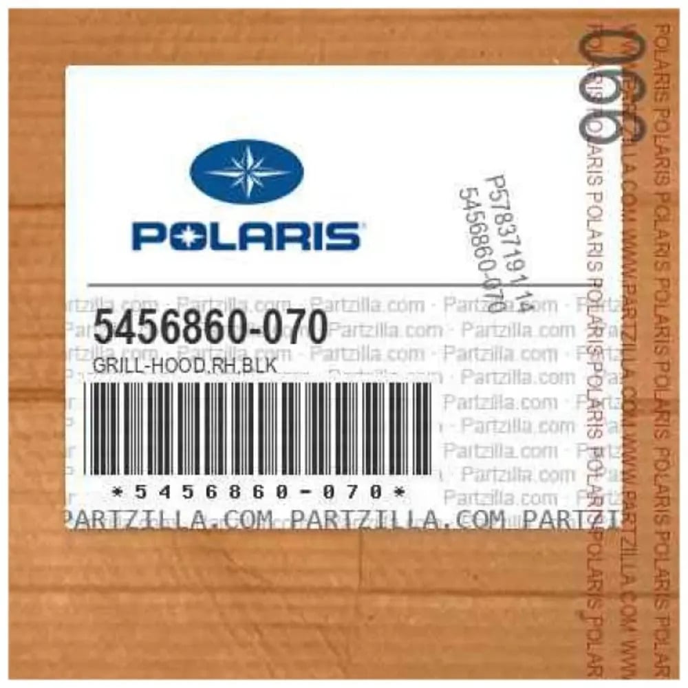 Polaris RZR Pro R Grill - Hood, Right Hand - Black