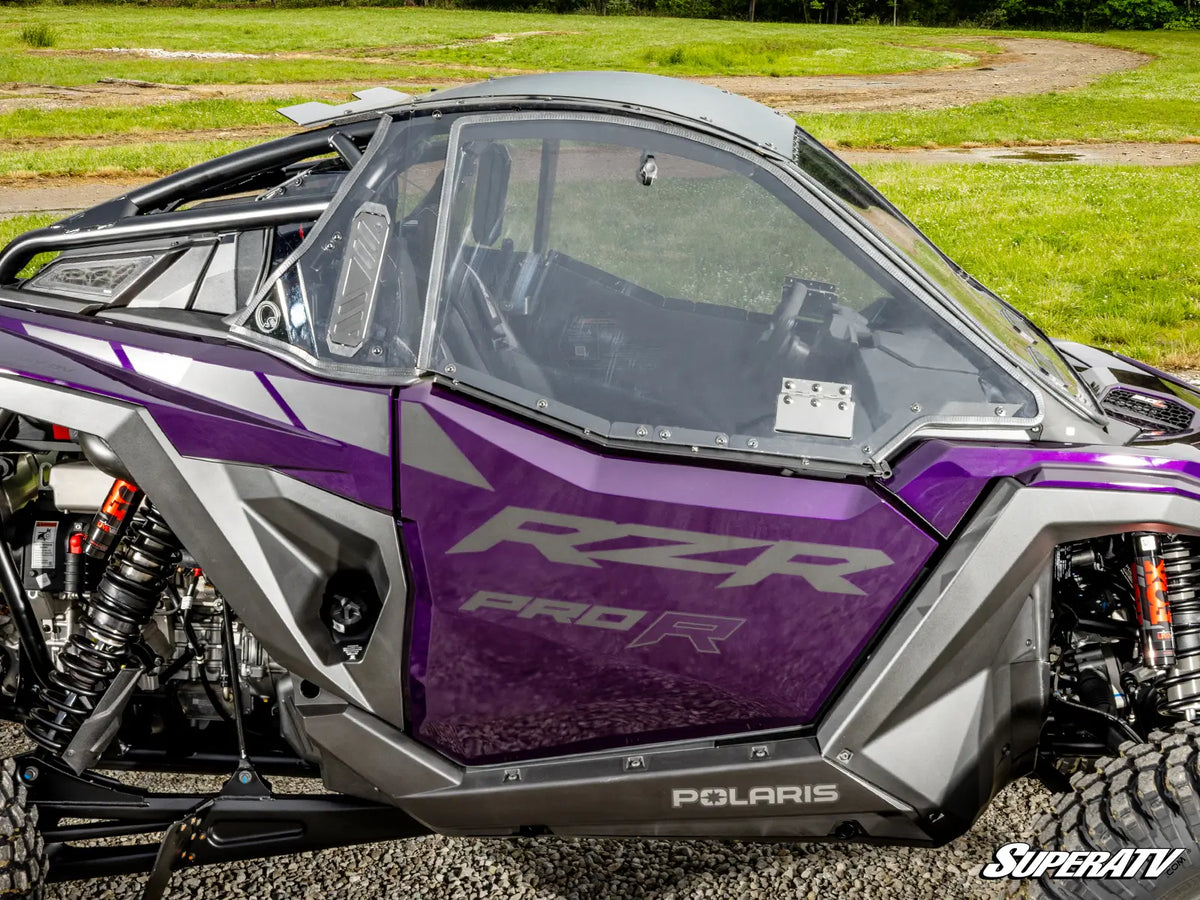 SuperATV Polaris RZR Pro R Upper Doors Hard Cab Enclosure
