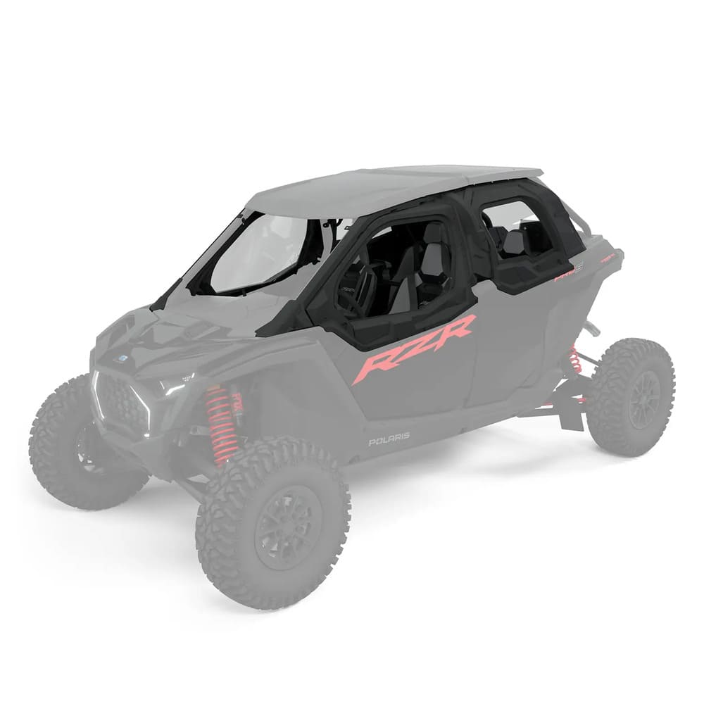 Polaris RZR Pro XP 4 Zip Window Front & Rear Poly Upper Doors - Set of