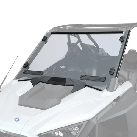 Polaris RZR Pro XP Lock & Ride Full Vented Windshield - Hard Coat Poly