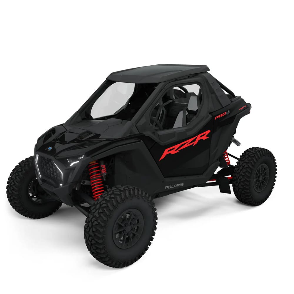 Polaris RZR Pro XP & Pro S Front Poly Zip Window Upper Doors - Set of 2