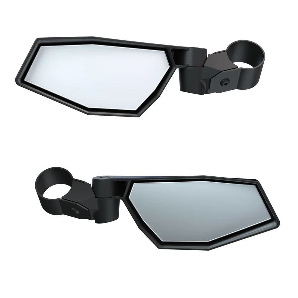 Polaris RZR Side View Adjustable Folding Mirrors Rops Mounted - Set of 2