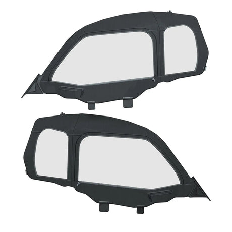 Polaris RZR Trail Front Canvas Zip Window Upper Doors - Set of 2