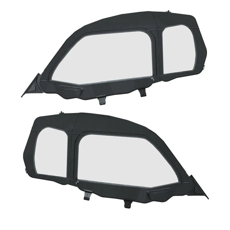 Polaris RZR Trail S Front Canvas Zip Window Upper Doors - Set of 2